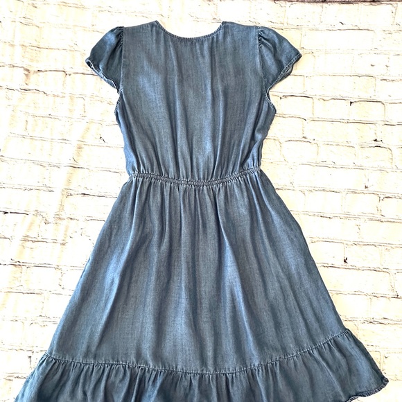 Danielrainn flutter sleeve chambray dress - Picture 6 of 7